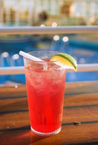 Tropical Drinks on a Cruise